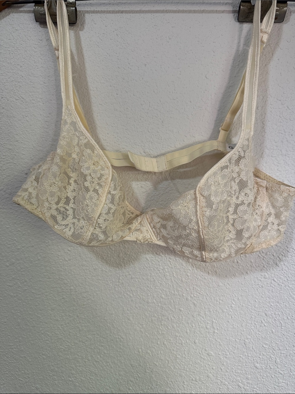 Dior Lace Underwire Bra - Ivory Cream